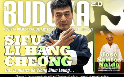 Sifu Li Hang Cheong, protagonista de la portada de El Budoka con una entrevista realizada por nuestra escuela